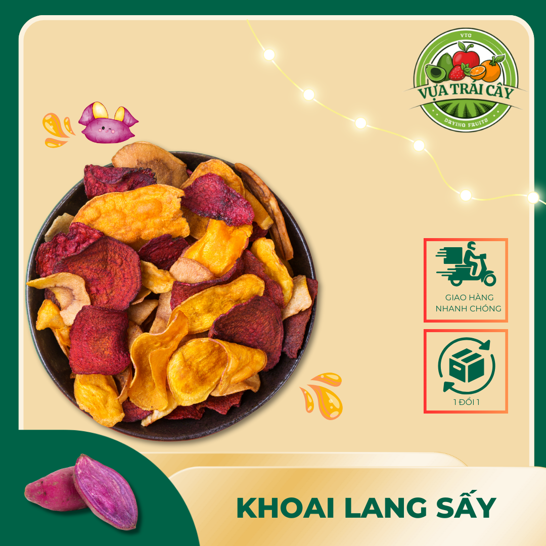 khoai lang mật ong sấy giòn